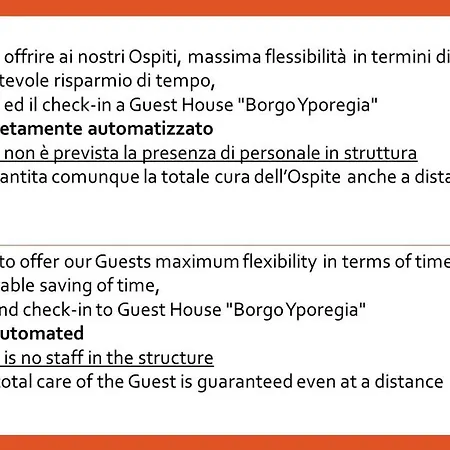 Borgo Yporegia Guest house *